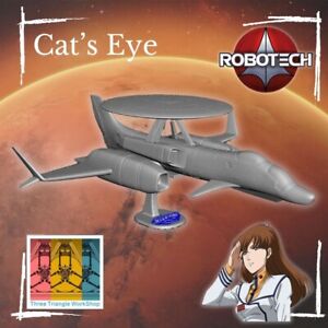 Cat`s Eye Robotech comunications plane 9in length Macross Models Kits DIY
