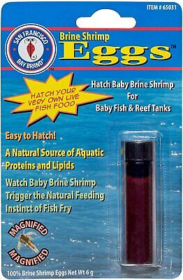 San Francisco Bay Brand Brine Shrimp Eggs 0.2-Ounces (6 Grams) Vial • 7.89$