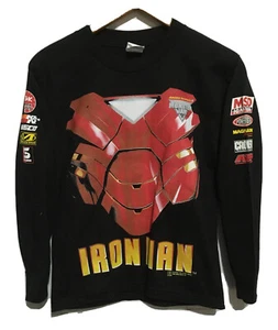 Iron Man t shirt  youth size small Black Long Sleeve - Picture 1 of 4