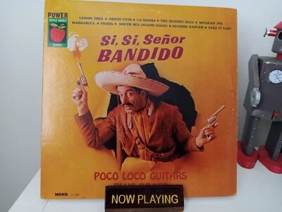 Poco Loco Guitars Plus Brass - Si,Si, Señor Bandido Vinyl LP 1966 Power Records - Image 1 of 4