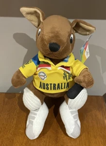 CWC Collection Kangaroo Plush toy Cricket World Cup 2015 NWT Australia 30cm - Picture 1 of 6
