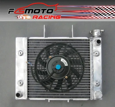 RADIADOR DE ALUMINIO 3 FILAS + ventilador para ATV CAN AM/CANAM BOMBARDIER RALLY 175&200 Foto 1 de 4