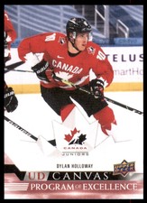 2022-23 UD Series 2 Canvas Program of Excellence #C268 Dylan Holloway