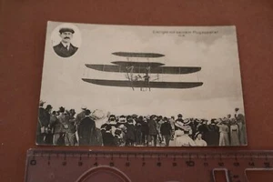 Great old map - aviation pioneer D. Wright with his flying apparatus, - Picture 1 of 2