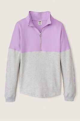 Victoria's Secret Pink Sweatshirt  Half Zip Size L 14 ( Oversized M) • 25.40€