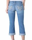 Big Star Remy Crop Jeans Capris Womens 26 Stillwater Wash Faded Denim NWT $84