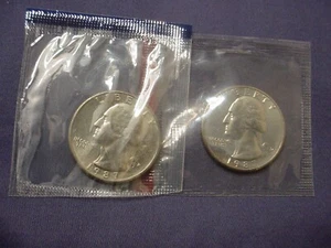 1987 D&P Washington Quarters From Mint Sets. Nice Coins! FREE S&H! - Picture 1 of 5