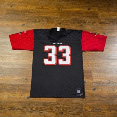 Camiseta de los Atlanta Falcons talla L negra #33 Michael Turner Reebok NFL Foto 1 de 4