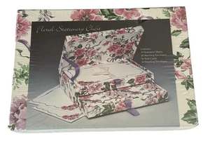 Vintage 1990er Floral Schreibwaren Kommode Box Schublade versiegelt Nelson Graphomania NEU - Bild 1 von 4