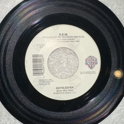 R.E.M. " Daysleeper / Emphysema ( Non-Album Track ) "  45 vinyl record 7” - REM - Image 1 of 2