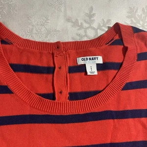 Old Navy Women's Dress, size SP, SMALL PETITE, 3/4 sleeves; Red/Orange; Stretchy - Picture 1 of 3