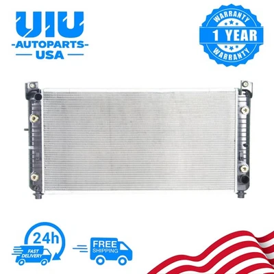 2537 Aluminium Radiator for 2001-2002 Chevrolet Silverado GMC Sierra 2500 3500 - Image 1 of 4