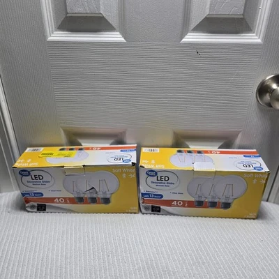 Great Value G25 LED Bulb 3W Decorative Globe Meduium Base Soft White Light 3PK J - Image 1 of 4