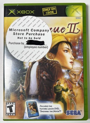 Shenmue II (Original OG Xbox) Excelente CIB Completo con Película y Probado Foto 1 de 4
