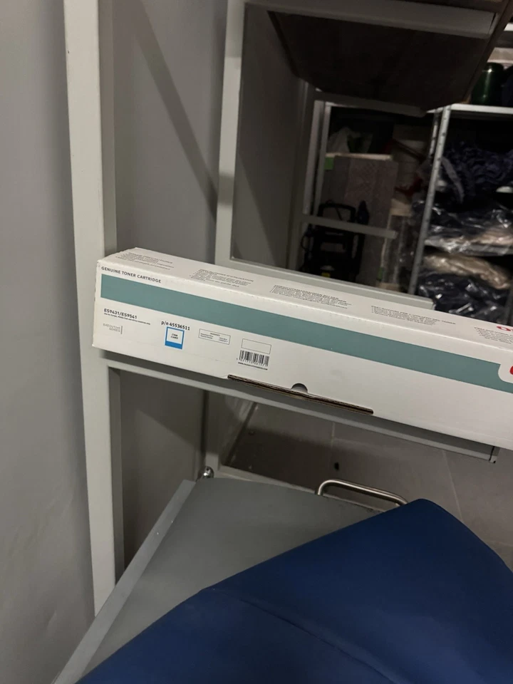 Toner 9541 Ciano 45536556 Originale per Oki Pro 9431,9541,9542ec - Immagine 1 di 1