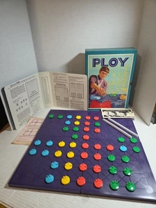 Vintage Ploy 3M Bookshelf Board Game 1970 Strategic Game - Missing 1 Piece - Picture 1 of 13