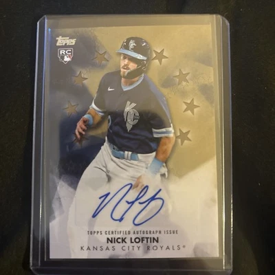 2024 Topps Series 1 Baseball Stars Autographs Nick Loftin /50 - Image 1 of 2