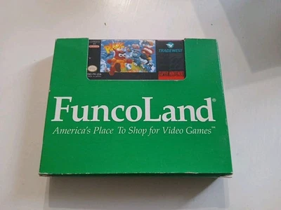 Plok (Super Nintendo Entertainment System, 1993) Snes & FuncoLand Sleeve Htf! - Image 1 of 4