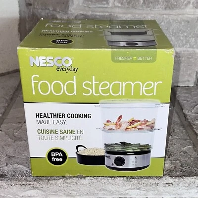 New Nesco ST-25 Food Steamer 5-Qt Stainless Steel Rice Cooker 2013 - Image 1 of 4