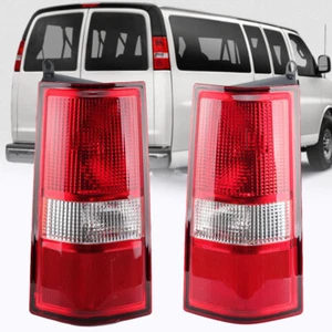 For Chevy Express/GMC Savana 2003 2004-2023 2PCS Halogen Tail Light Left&Right - Picture 1 of 8