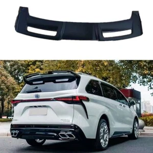 Fit For Toyota Sienna 2021 2022 XL Glossy Black Rear Tail Wing Trunk Lip Spoiler - Picture 1 of 6