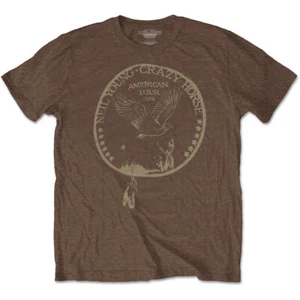 Neil Young - Tour '76 Seal - Camiseta Marrón - Imagen 1 de 1