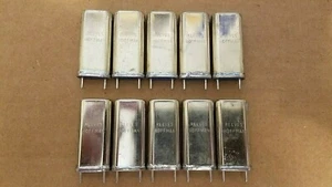 XTAL 103.960 KHz Lot of (10) Crystal Oscillators NEW RARE VINTAGE Ham Military - Picture 1 of 3
