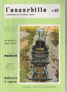 * L'ESCARBILLE N°37 DECAUVILLE ALSACE / MADELON / SHAY / WAGONNET BASCULANT - Imagen 1 de 3