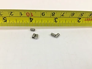 M3 x 5mm Flat Point Set Screws (DIN 913 - Stainless A2) M3x5 913-A2 - 5 ea. - Picture 1 of 6