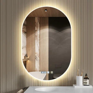 Espejo de baño LED con iluminación 50x75cm Espejo de baño TOUCH Espejo de pared - Imagen 1 de 9