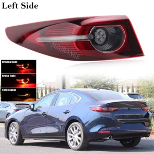 Left Driver Side Tail Light For 2019 20-2022 Mazda 3 Axela Sedan LED Outer Rear - Picture 1 of 17