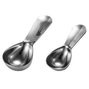 Stainless Steel Coffee Scoop1t And 2t Measuring Scoop Setcoffee Measuring Spoon - Picture 1 of 6