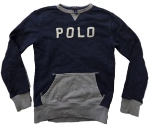 Ralph Lauren POLO Sweater w/Front Pocket Boy Size S/P-8 - Picture 1 of 3