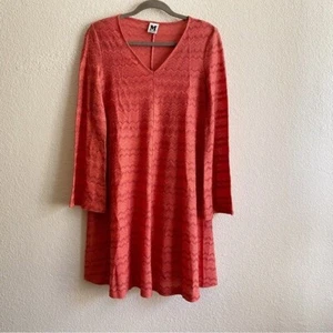 M by Missoni Women's Size Extra Small A Line Mini Shift Dress Metallic - Picture 1 of 11