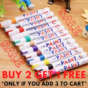 Paint Marker Pen Waterproof Oil Markers Pens Car Tyre Tire Tyres Metal Permanent - Picture 1 of 18