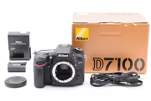 【COME NUOVO-BOXED S/C 8030】Nikon D7100 24,1 megapixel fotocamera reflex digitale DSLR corpo dal GIAPPONE - Foto 1 di 12