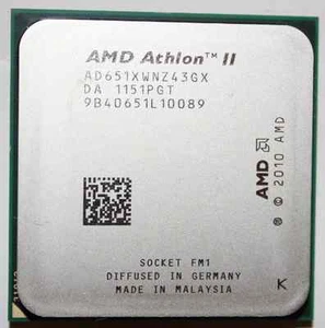 AMD Athlon II X4 651K 3 GHz Quad-Core CPU Processor AD651KWNZ43GX Socket FM1 - Picture 1 of 7