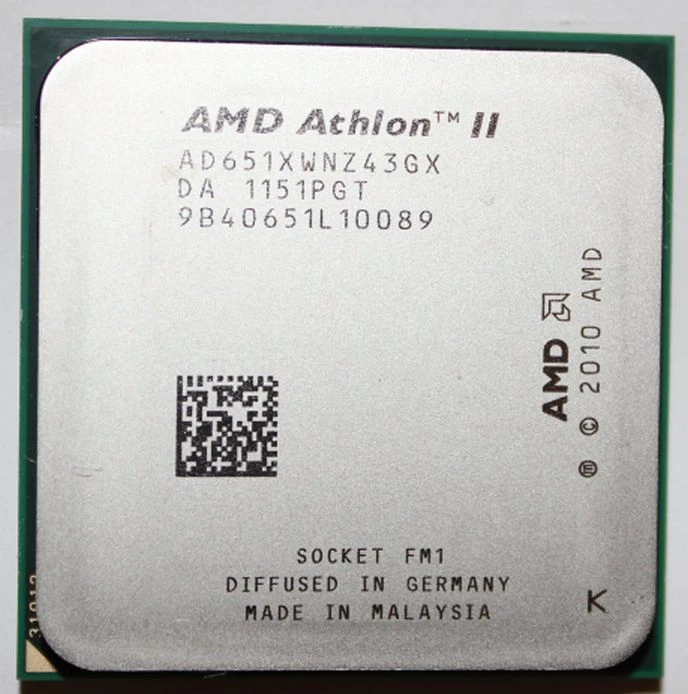 AMD Athlon II X4 651K 3 GHz Quad-Core CPU Processor AD651KWNZ43GX Socket FM1 - Image 1 of 4