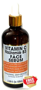 Vitamin C Niacinamide B3 Face Serum for Glowing, Dewy-Fresh Skin 3.38 fl oz - Picture 1 of 4