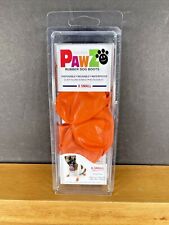 PAWZ - Dog Boots X-Small 2 Inch Orange - 12 Count xs Rubber Booties