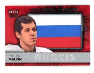 Evgeni Malkin Patch 2014 Fleer Ultra National Heroes Manufactured Flag "NH-EM" - Picture 1 of 2