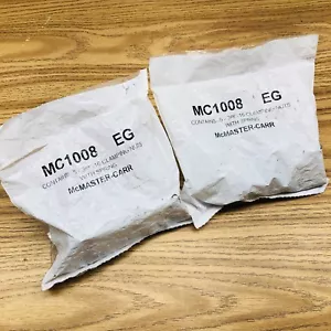 QTY 2 MCMASTER CARR -MC1008-5-3/8"-16 CLAMPING NUTS WITH SPRINGS - Picture 1 of 5