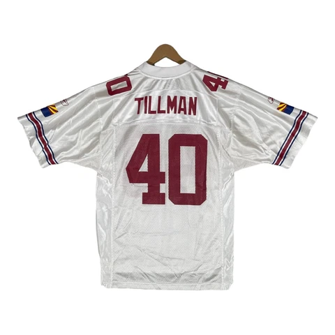 Vintage Reebok Arizona Cardinals Jersey Men's Medium White Pat Tillman Football Cover