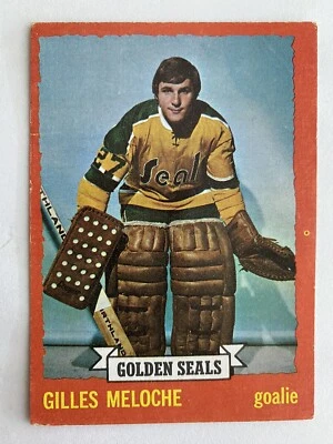 1973-74 Topps #175 Gilles Meloche Vintage Hockey Card - Image 1 of 2