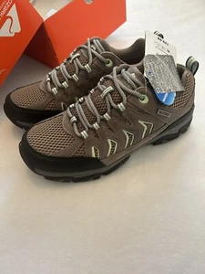 Ozark Trail Women's Taupe Black Suede Mesh Lace Up Hiker Sneakers Shoe Size 8.5 - Picture 1 of 7