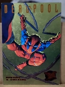 1995 Fleer Ultra X Men 'Hunters/Stalkers' Deadpool Card #3 of 9 Rainbow - Picture 1 of 2