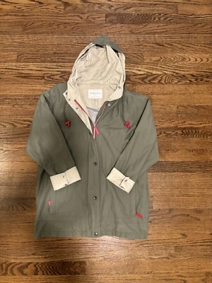 Chaqueta Studio Works para mujer pequeña ropa exterior cortavientos tostada con capucha ligera Foto 1 de 4