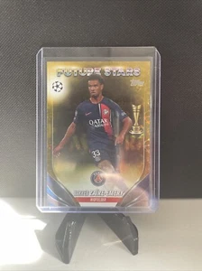 Warren Zaire-Emery 2023 Topps UEFA Champions League #159 Gold Starball - Picture 1 of 2