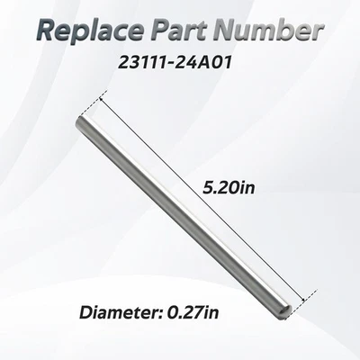 Clutch Release Push Rod Bright Chrome Finish Easy Installation Long-Term Use - Image 1 of 4