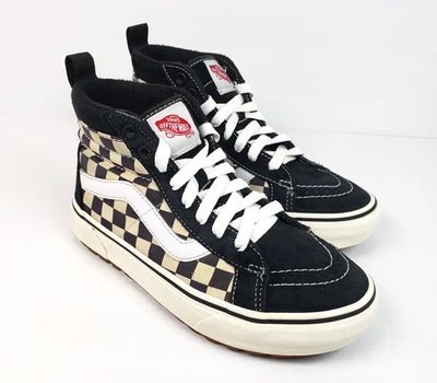 Zapatillas deportivas Vans Sk8-Hi MTE-1 para mujer talla 5,5 para hombre talla 4 negras blancas a cuadros Foto 1 de 4